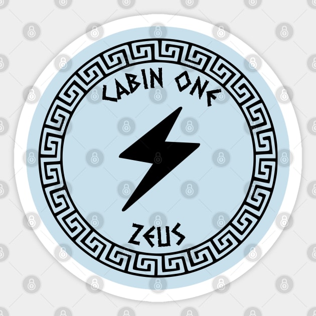 Zeus Sticker by RexieLovelis